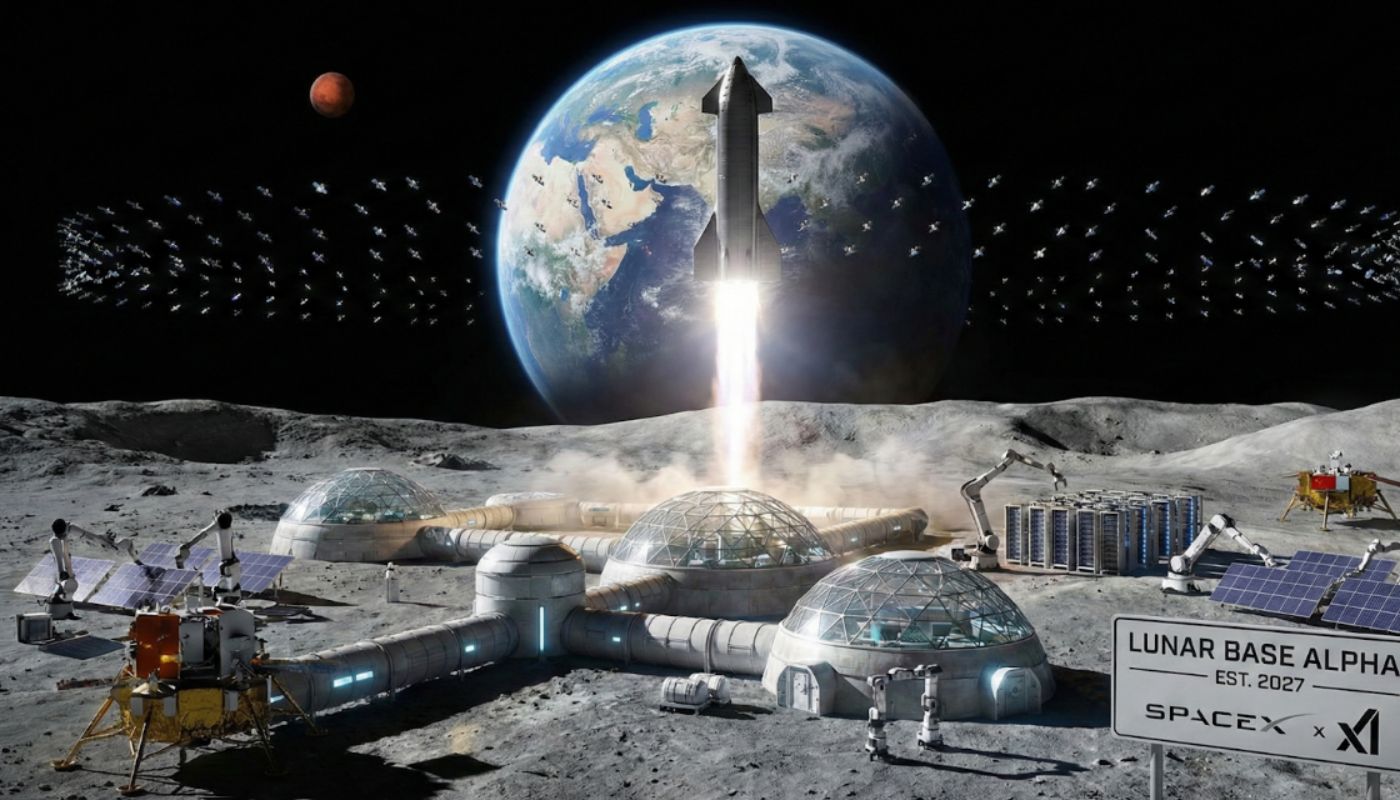 Elon Musk Pivots to the Moon, Calls It the Fastest Path to Saving Civilization
