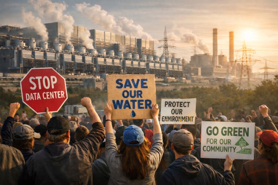 Power, Pollution, and Protests: The Growing Revolt Against AI Data Centers