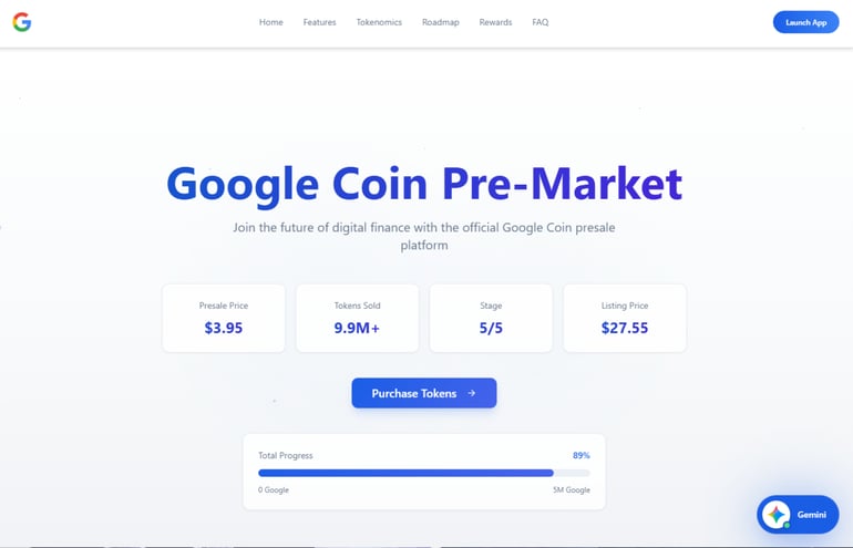 Fake Gemini AI Chatbot Promotes ‘Google Coin’ in New Crypto Scam