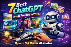 ChatGPT image prompts in 2026 to get better AI-generated images.