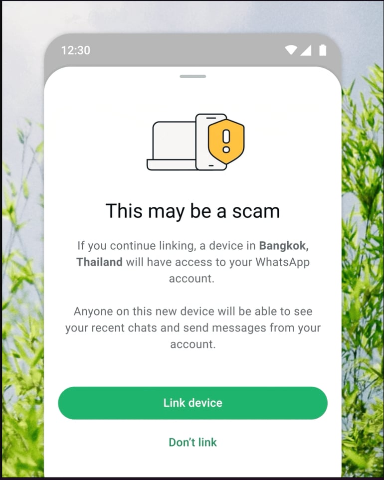 scam notifications