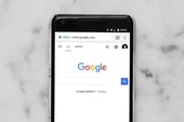 Google search in smartphone screen