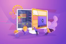 Debugging development process.