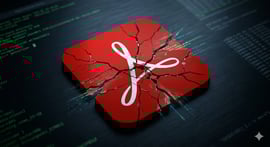 A broken Adobe icon.