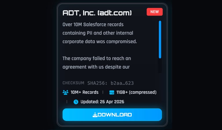 ADT Confirms Major Data Breach Exposing Millions of Names, Partial SSNs