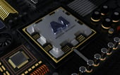 A computer processor with AI written on top of it.