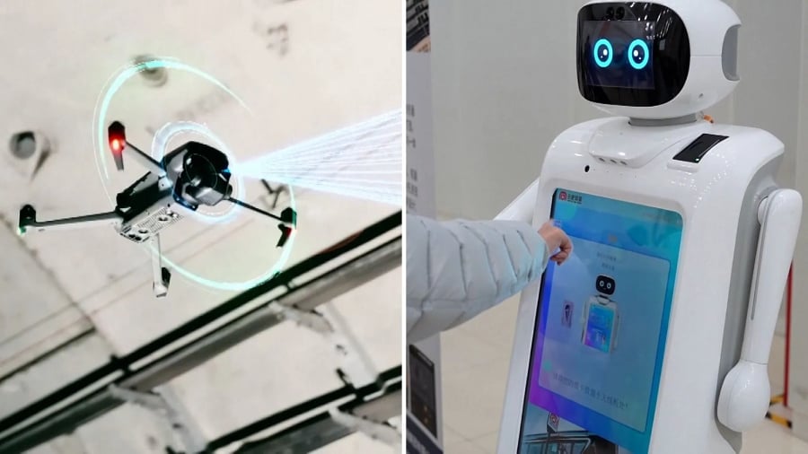 China Deploys Robot Dogs, Drones, and Humanoids to Run a ‘Full-Space’ Metro System