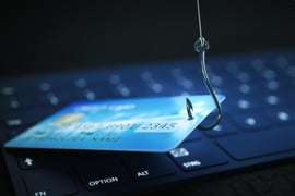 Phishing scam on a credit card.