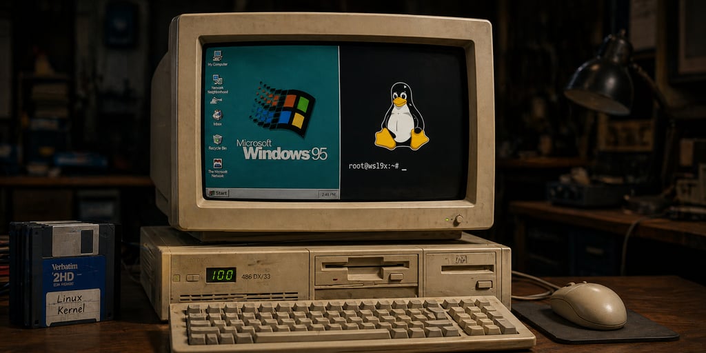 New Hack Lets 30-Year-Old Windows PCs Run Modern Linux