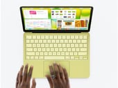 MacBook Neo in green.