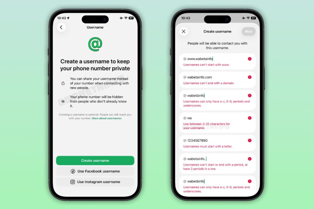 WhatsApp New Update Lets You Chat Without Sharing Your Phone Number