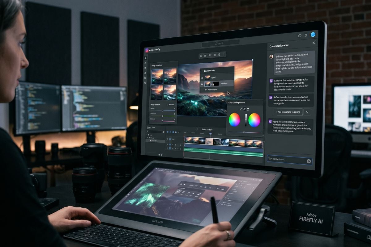 Adobe Expands Firefly Into AI-Powered Editing Assistant Across Creative Apps