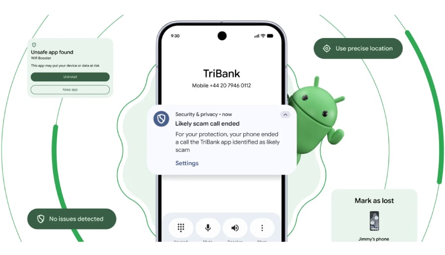 Google Launches New Android Security Features to Fight Scams, Theft