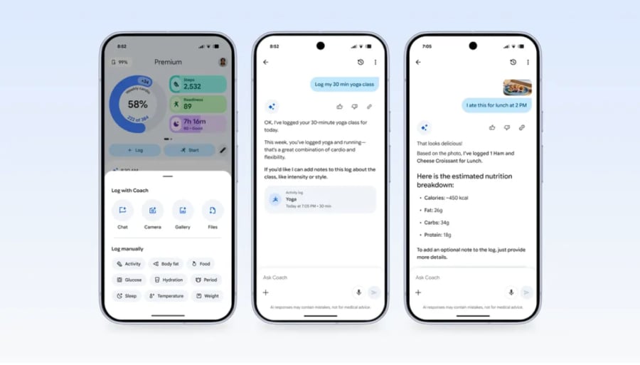 AI Health Coach on smartphone.