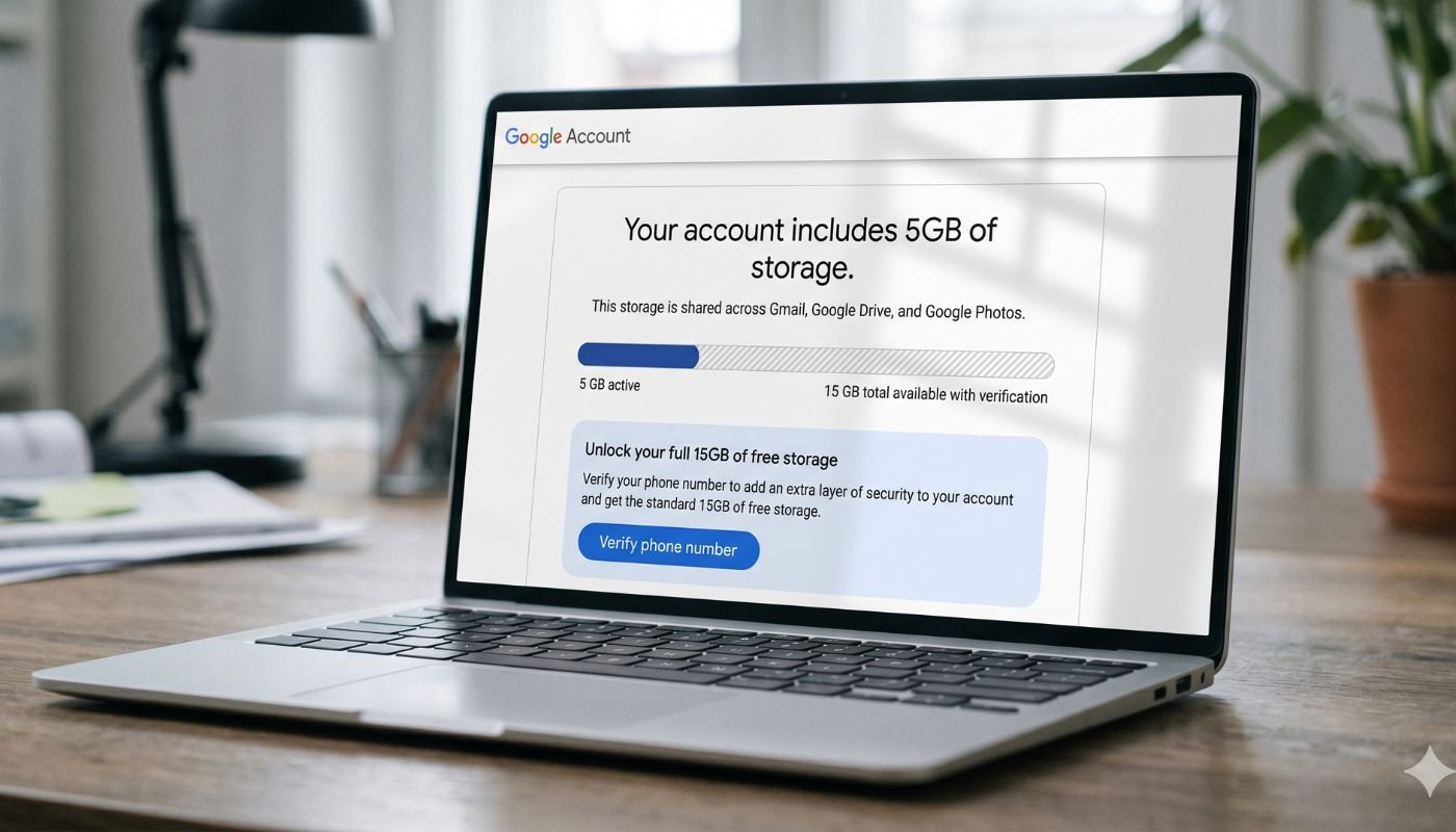 Google’s Default 15GB Free Storage Is Ending for Some New Accounts
