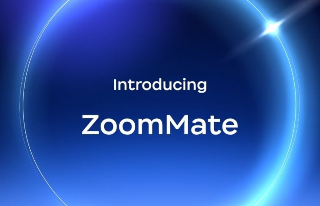 Zoom Introduces ‘ZoomMate,’ an AI Teammate for Post-Meeting Work