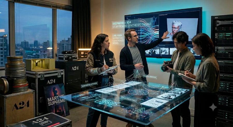 AI Goes Hollywood: Google, A24 Strike $75M AI Deal for Filmmaking Tools