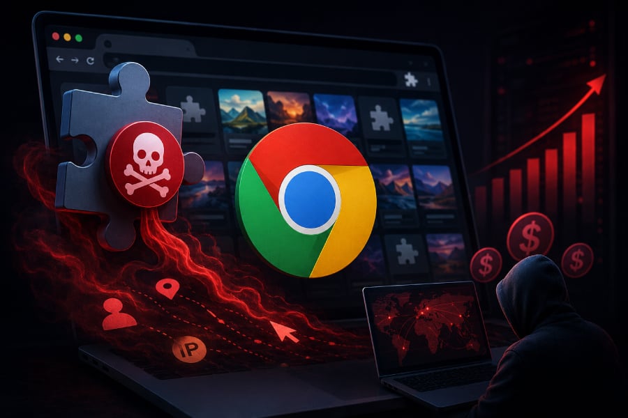 105K Chrome Installs Linked to Adware and Fake Google Traffic