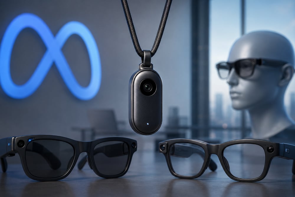 Meta Plans AI Pendant, New Smart Glasses in ‘Wearables for Work’ Expansion