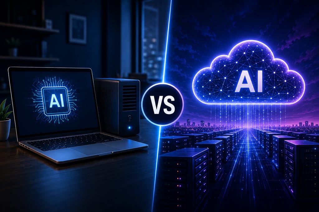 Local AI vs. Cloud AI for Enterprise Workloads