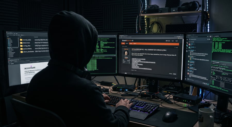 Hacker Claims Accenture Breach Exposed Source Code, SSH Keys, and Azure Tokens