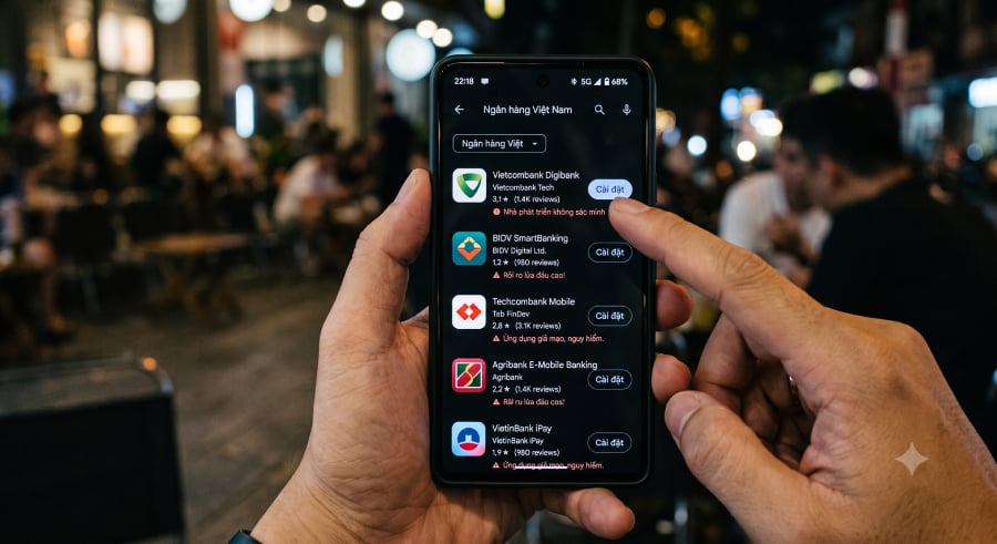 Fake Bank Apps Let Scammers Control Android Phones in Southeast Asia