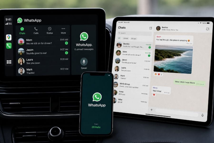 WhatsApp Expands Beyond Messaging With CarPlay, iPad, and Productivity Upgrades