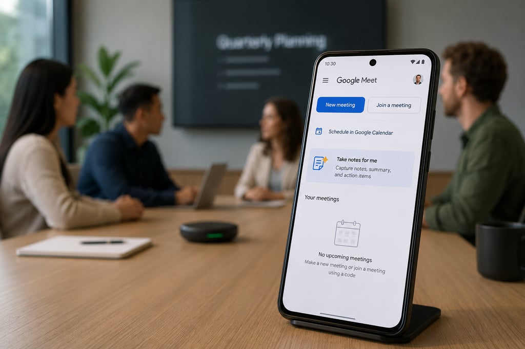 How to Take Notes for In-Person Meetings With Google Meet
