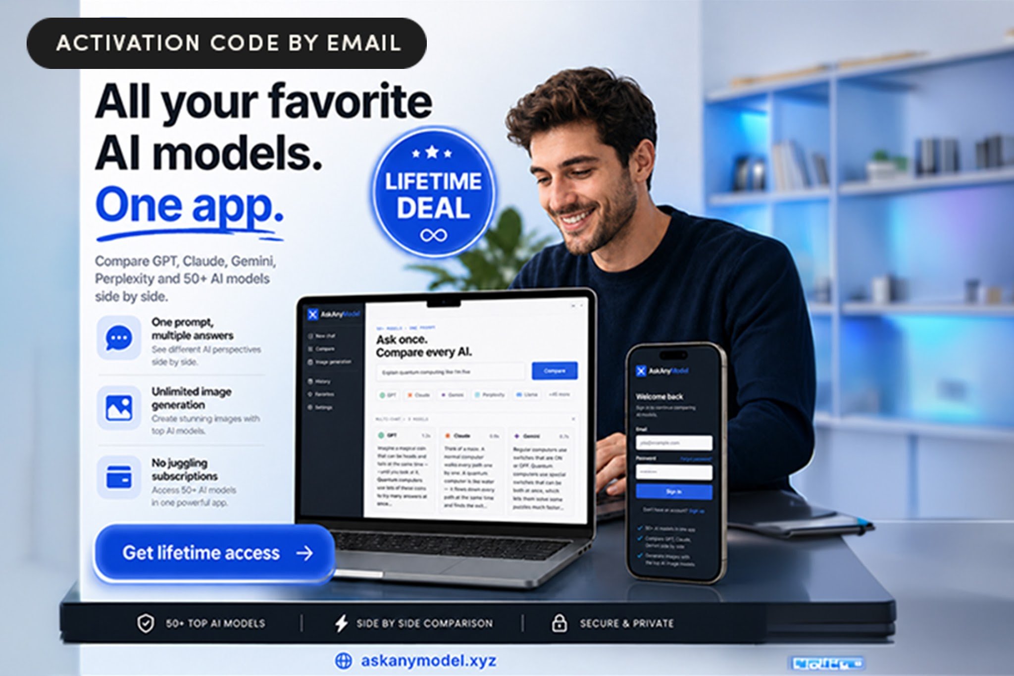 Get 50-Plus AI Models for Life in One Plan for 