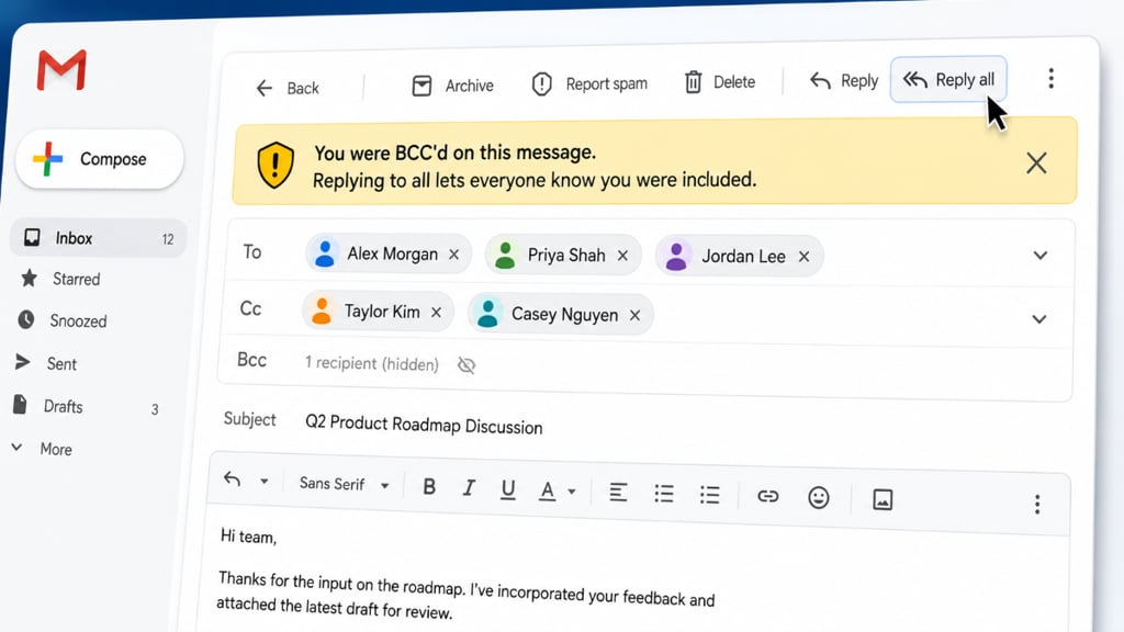 Gmail’s New Feature Warns You Before Revealing You Were BCC’d