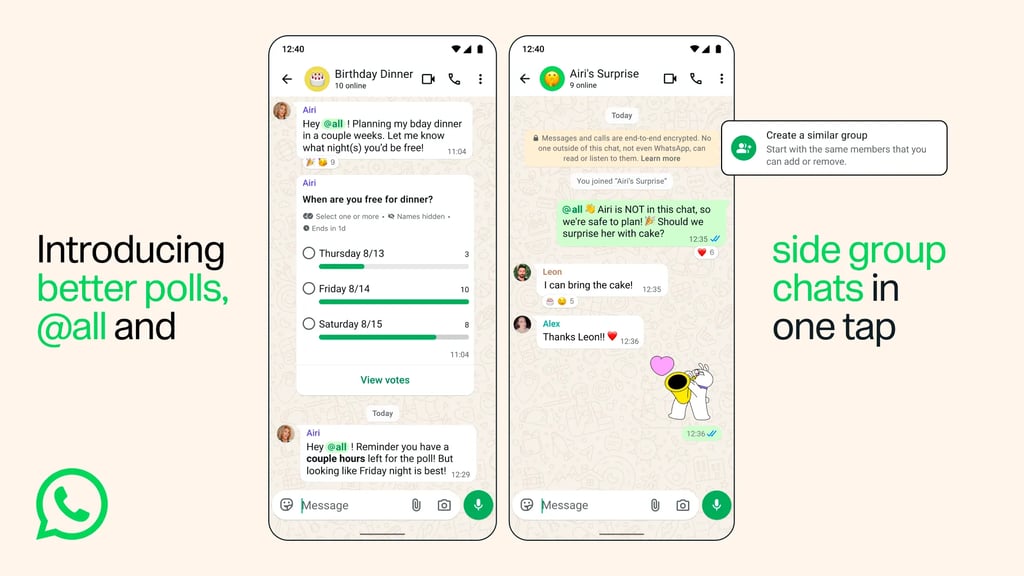 Meta Gives WhatsApp Group Chats a Productivity Boost With New Collaboration Features
