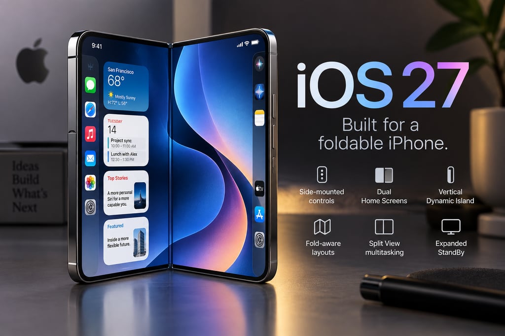 iPhone Duo’s iOS 27 Is Different: 6 Features Built for a Foldable iPhone