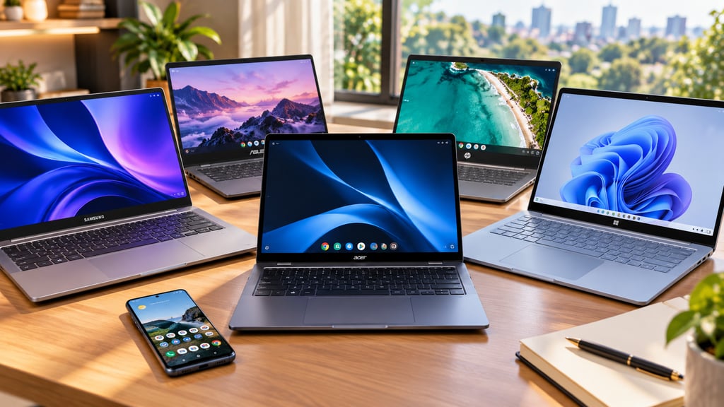 Best Laptops for Android Users in 2026: Googlebook, Galaxy Book and More