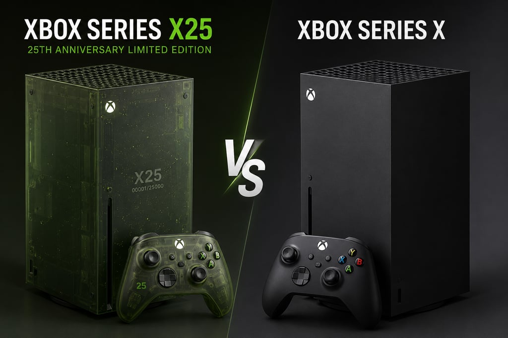 Xbox Series X25 vs Xbox Series X: Is the $100 Premium Worth It?