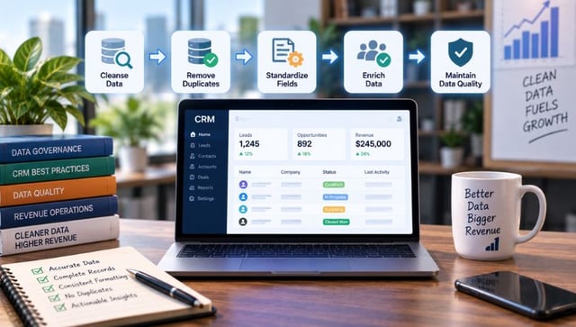 CRM Data Management: Best Practices for Cleaner Revenue Data