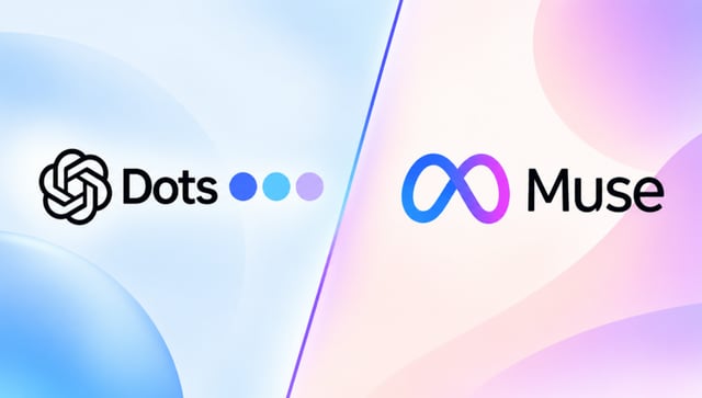OpenAI Dots vs. Meta Muse: Two Different Visions for the Future of Personal AI