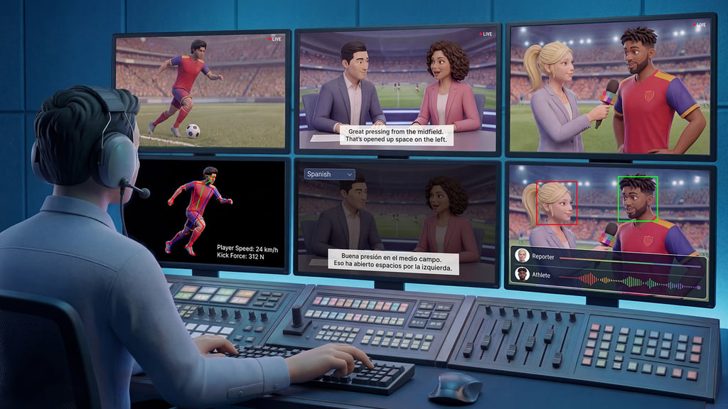 NVIDIA Pushes AI Deeper Into Live Broadcasting With New Real-Time Video Tools