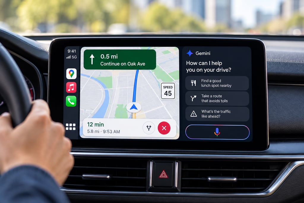 Gemini Comes to Google Maps on Apple CarPlay: What Works